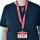 Snur textil Lanyard, Office box rosu, 2 x 90 cm